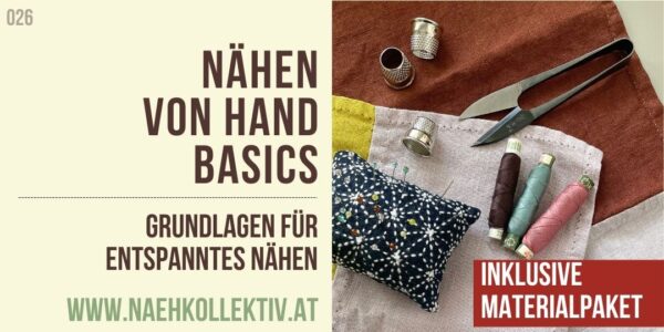 Nähen von Hand Basics - NUR ANMELDUNG